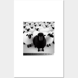 I'm the black sheep, so what? Posters and Art
